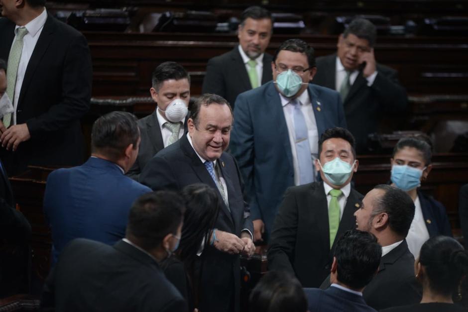 El sábado, el presidente Alejandro Giammattei dio a conocer que estuvo cerca de dos contagiados de coronavirus. (Foto: Archivo/Soy502)