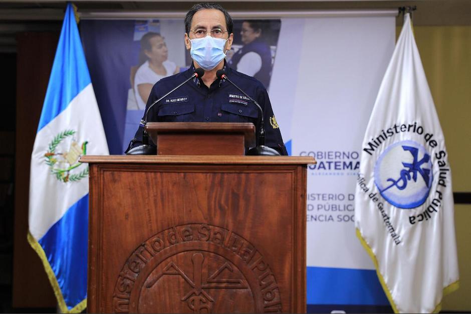 El ministro de Salud, Hugo Monroy, actualizó los datos de Covid-19 para este viernes. (Foto: SCSP)