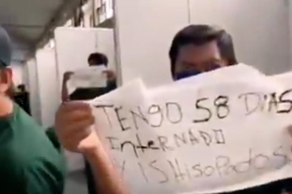 Los pacientes del Parque de la Industria denunciaron el lento procedimiento para obtener las pruebas de Covid-19. (Foto: captura de pantalla) 