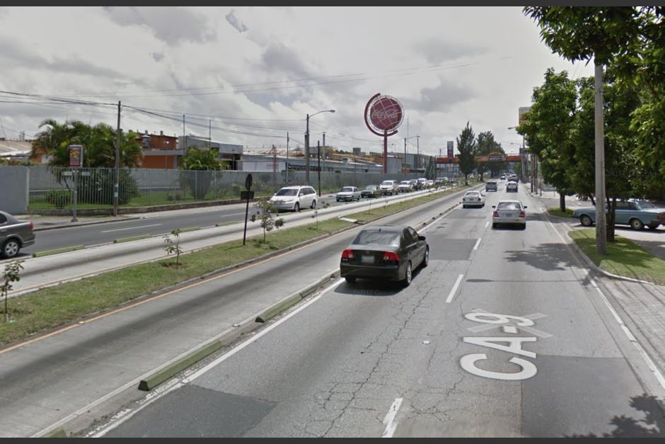 El indigente escapó luego de agredir al motorista. (Foto: Google Maps)