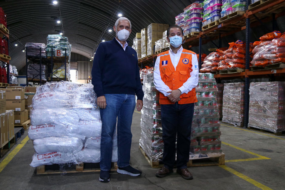La empresa suma esfuerzos junto con el Gobierno de Guatemala para atender a los compatriotas damnificados por el desastre natural. (Fotografía cortesía: Cervecería Centro Americana, S.A.)