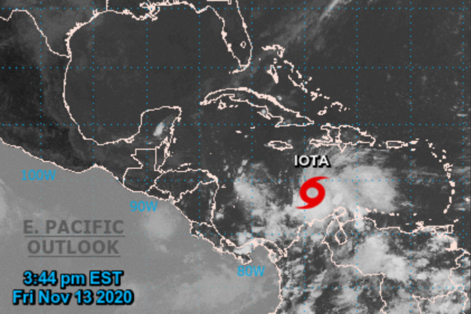 La depresión tropical 31 se fortaleció a la Tormenta Iota y en los próximos días se prevé que provoque estragos en Centroamérica. (Foto: NHC/Noaa)