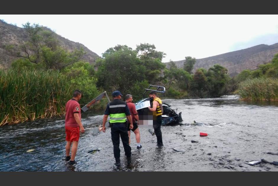 Al parecer, el helicóptero se enredó con los cables que se utilizan para hacer canopy en la zona. (Foto: Infobae)