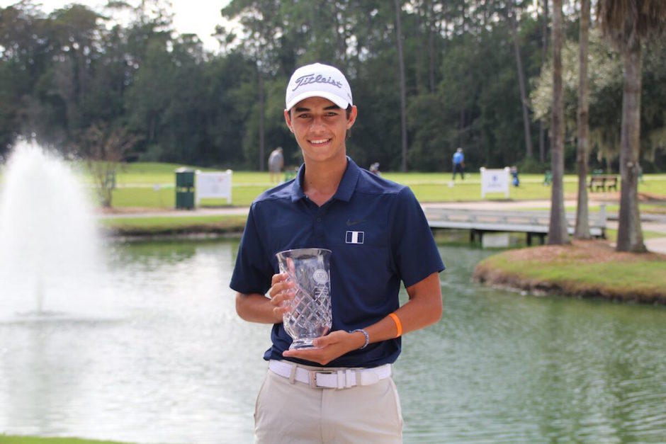 Miguel Leal es el nuevo monarca del Billy Horschel Junior Championship. (Foto: CDAD)