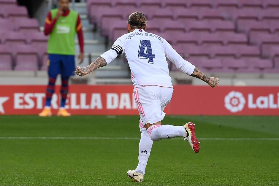 El capitán del Real Madrid marcó el penal para la victoria de los merengues sobre el Barcelona. (Foto: AFP)