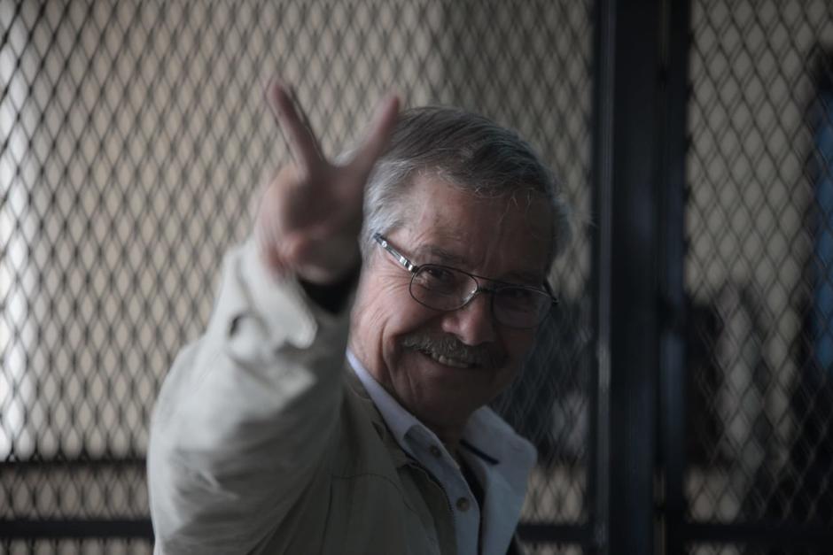 "César Montes" declaró en audiencia y explicó que la población disparó contra los militares en legítima defensa y para repeler el fuego que los soldados iniciaron. (Foto: Wilder López/Soy502) 