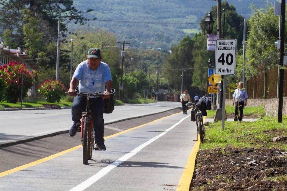 La ciclovía que unirá municipios de Sacatepéquez tendrá 18.5 kilómetros. (Foto ilustrativa: Viatori)