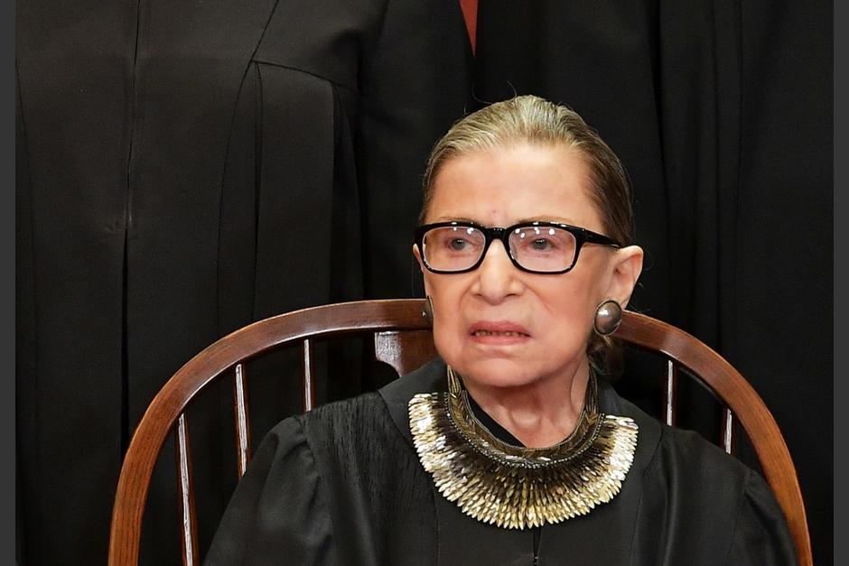 La magistrada Ruth Bader Ginsburg falleció este viernes en su residencia. (Foto: AFP)
