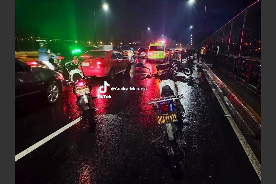 Un motorista perdió la vida en un accidente reportado la noche del sábado. (Foto: Amilcar Montejo/PMT) 