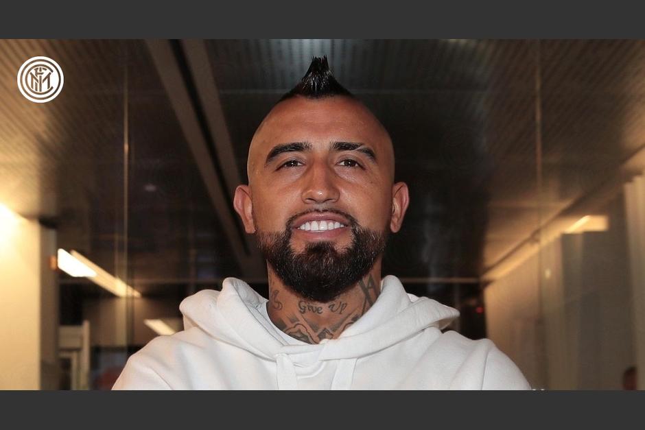 El Inter confirmó la llegada del chileno. (Foto: captura pantalla Twitter) 