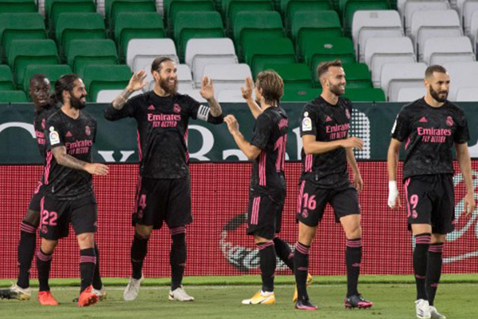 El Real Madrid le anotó 3 goles al Betis (Fotografía: AFP)