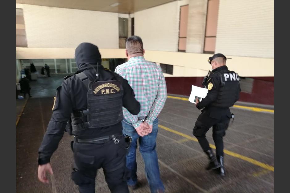El exjefe municipal fue capturado en Guatemala. (Foto: PNC) 