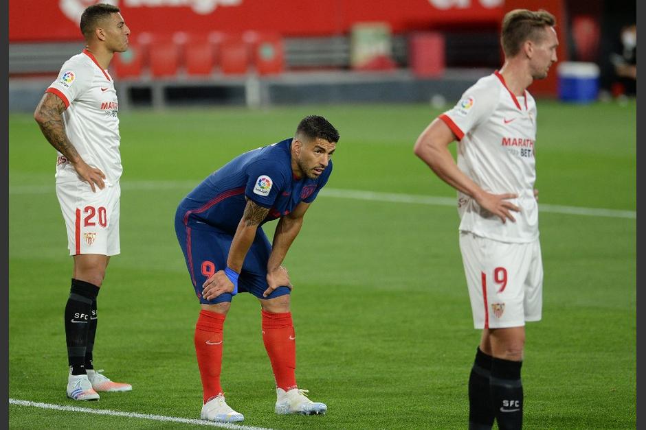 El Atlético volvió a dejar puntos en su visita al Sevilla y complica su posición en la parte superior de la tabla. (Foto: AFP) 