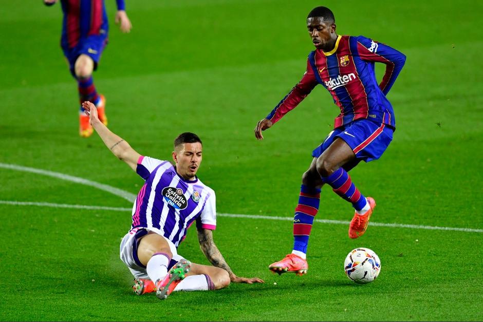 Osumane Dembélé se convirtió en el héroe de la jornada para el Barcelona. (Foto: AFP)