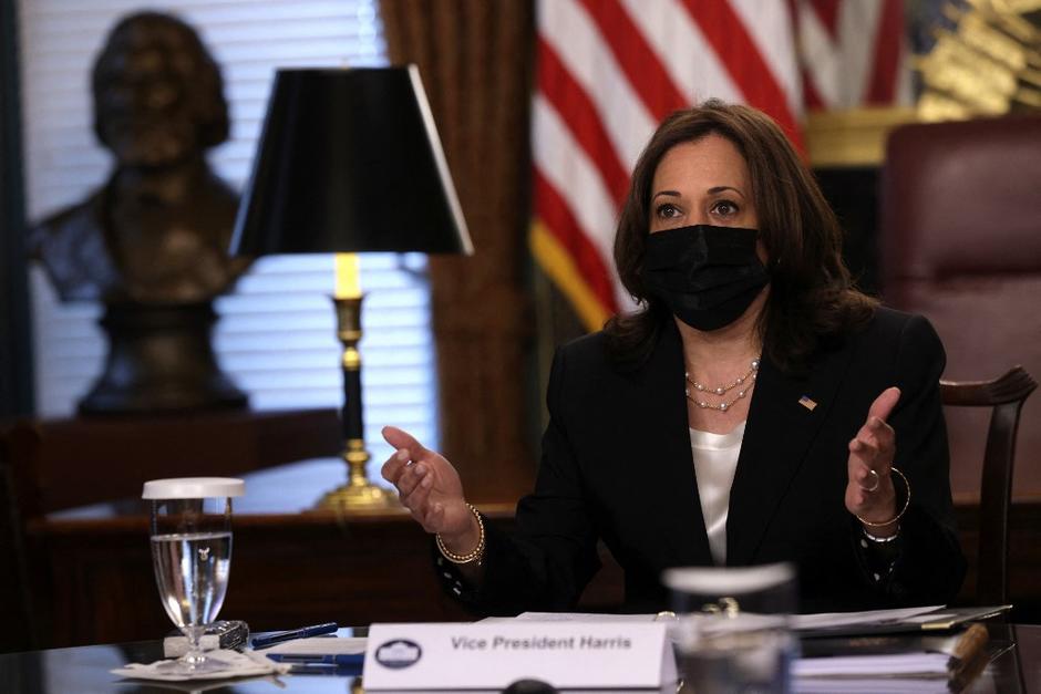 La vicepresidenta de EE.UU., Kamala Harris, anunció que pronto visitará el Triángulo Norte, incluida Guatemala. (Foto: AFP)