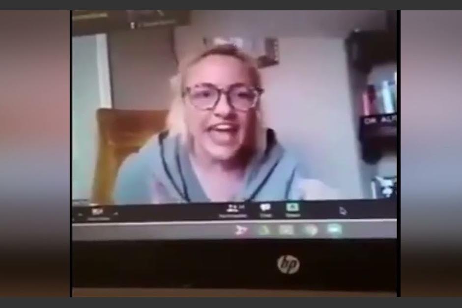 Alissa Piro fue suspendida luego de perder el control y gritarle a los alumnos durante la clase. (Foto: captura de pantalla)