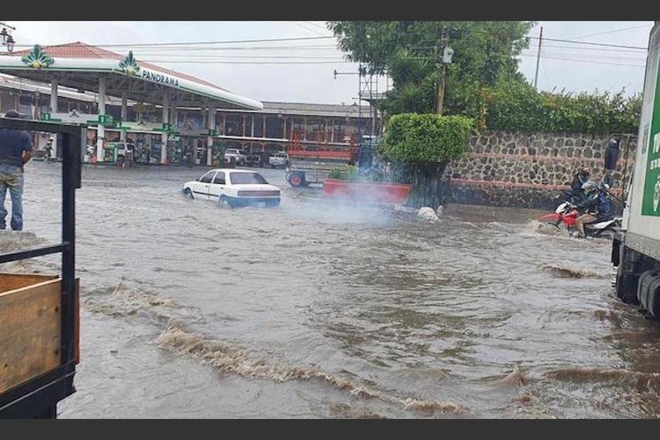 Las lluvias afectaron gran parte del territorio guatemalteco esta mañana. (Foto: CBVA)
