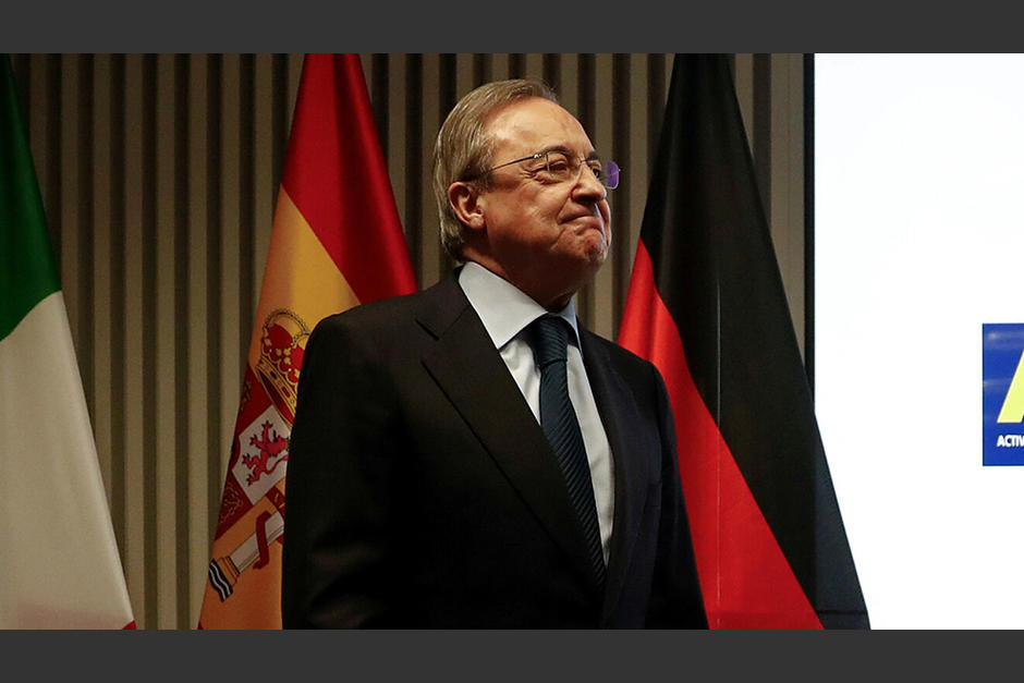 El presidente del Real Madrid organizaba la Superliga y quedó burlado con todos los clubes no españoles. (Foto: Marca.com) 