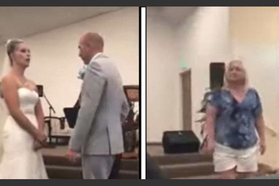 Madre del novio protagoniza pelea en pleno altar. (Foto: captura de pantalla) 