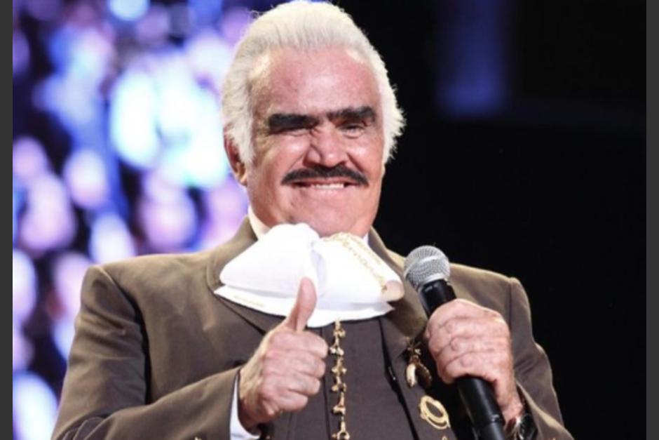 Vicente Fernández fue hospitalizado a sus 81 años, tras sufrir una caída. (Foto: Instagram)