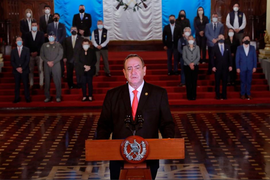 El viernes 13 de agosto el presidente Alejandro Giammattei, junto al Consejo de Ministros, anunció la declaratoria de Estado de Calamidad en todo el país. (Foto: Archivo/Soy502)