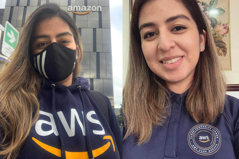 Claudia Izquierdo es la primera guatemalteca en trabajar en AWS. (Fotos: Claudia Izquierdo)