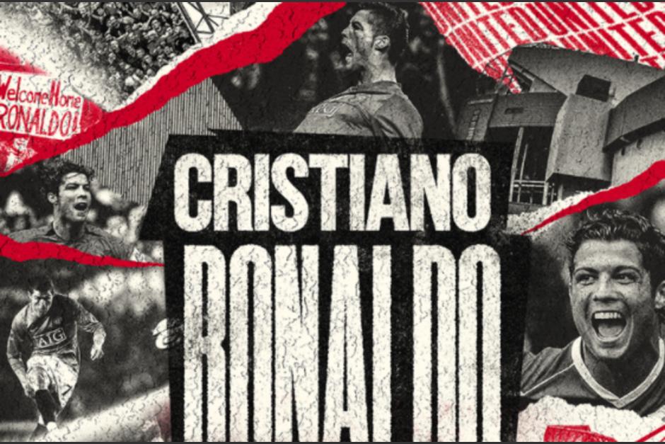 Totalmente confirmado Cristiano Ronaldo al Manchester United. (Foto: Twitter)