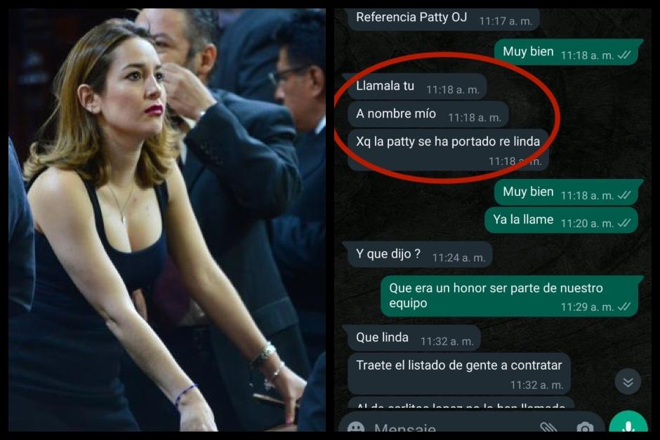 Se filtró otro chat de Alejandra Carrillo. (Fotos: Soy502) 