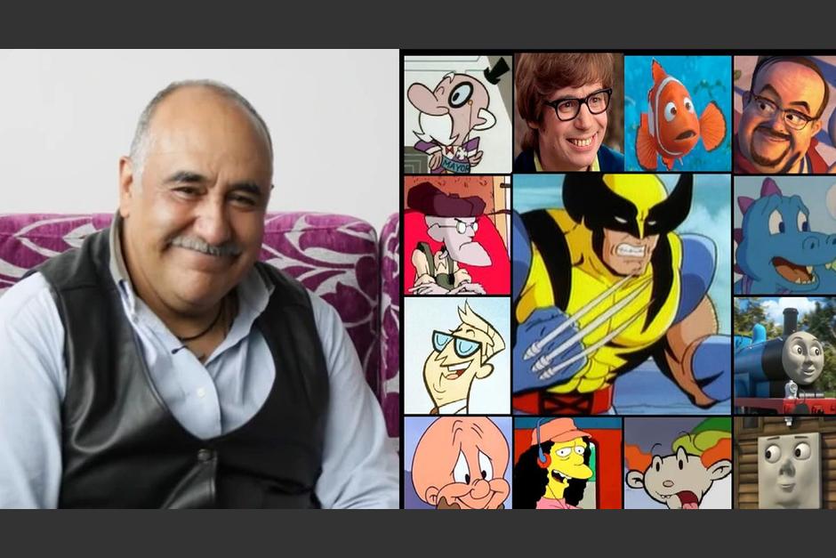 Herman López, quien dio voz a Woverine, Nemo, y muchos más personajes animados murió a los 60 años. (Foto: Tus Residuos)