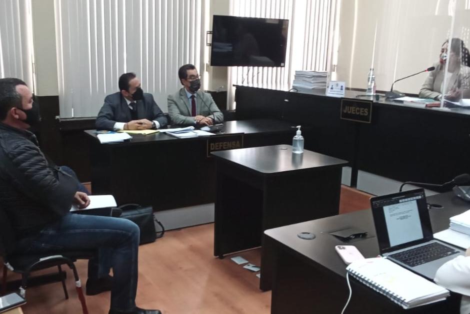 La jueza de Mayor Riesgo D, Erika Aifán, preside la audiencia donde se encontraron Alejandro Sinibaldi y Juan Luis Font. (Foto: cortesía) 