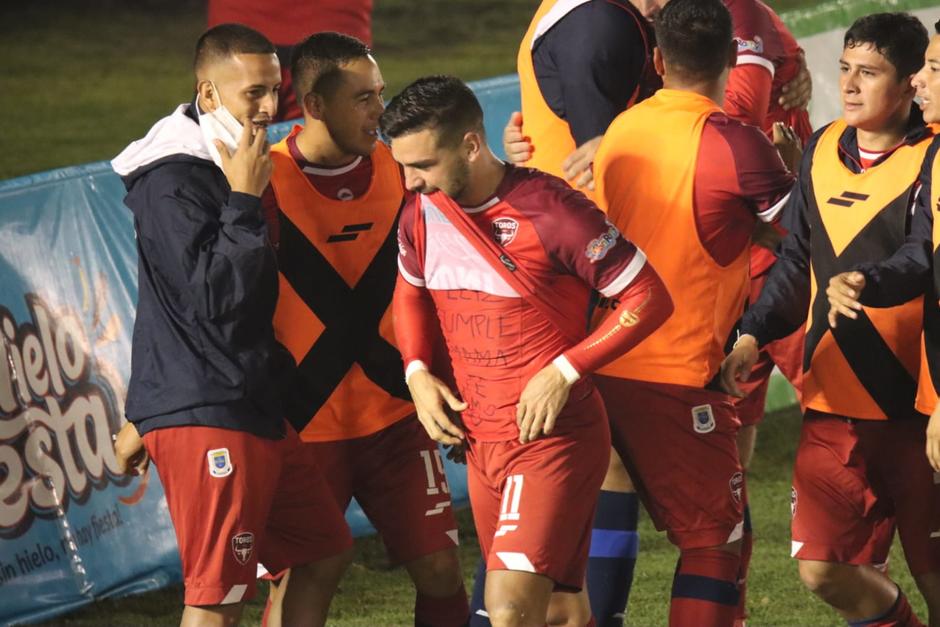 Matías Rotondi anotó tanto en el encuentro de ida como el de vuelta para Malacateco. (Foto: Futboleros/ Daniel Martínez) 