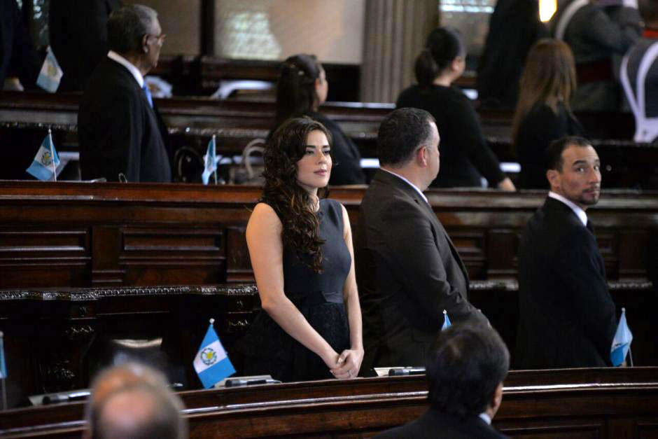 Sandoval ya aparece como jefa de bancada en la página del Congreso. (Foto: Archivo/Soy502)