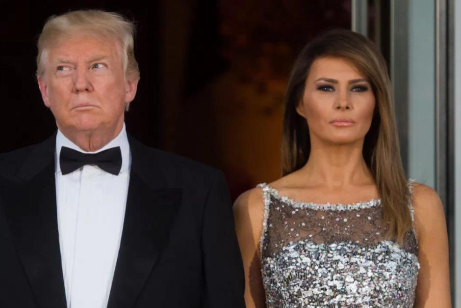 Melania le hizo una serie de desplantes a su esposo, los cuales reflejaron su situación sentimental. (Foto: AFP)