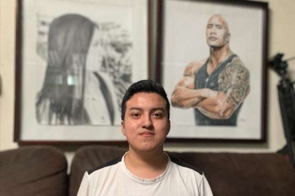 Alejandro Requena es un talentoso joven guatemalteco que busca que su arte sea conocido internacionalmente. (Foto: Facebook Alejandro Requena Art) 