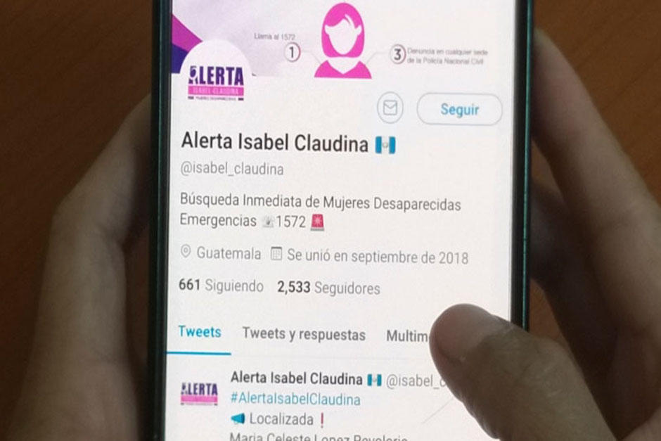 La alerta Isabel-Claudina fue difundida este jueves en Guatemala. (Foto: Archivo/Soy502) 
