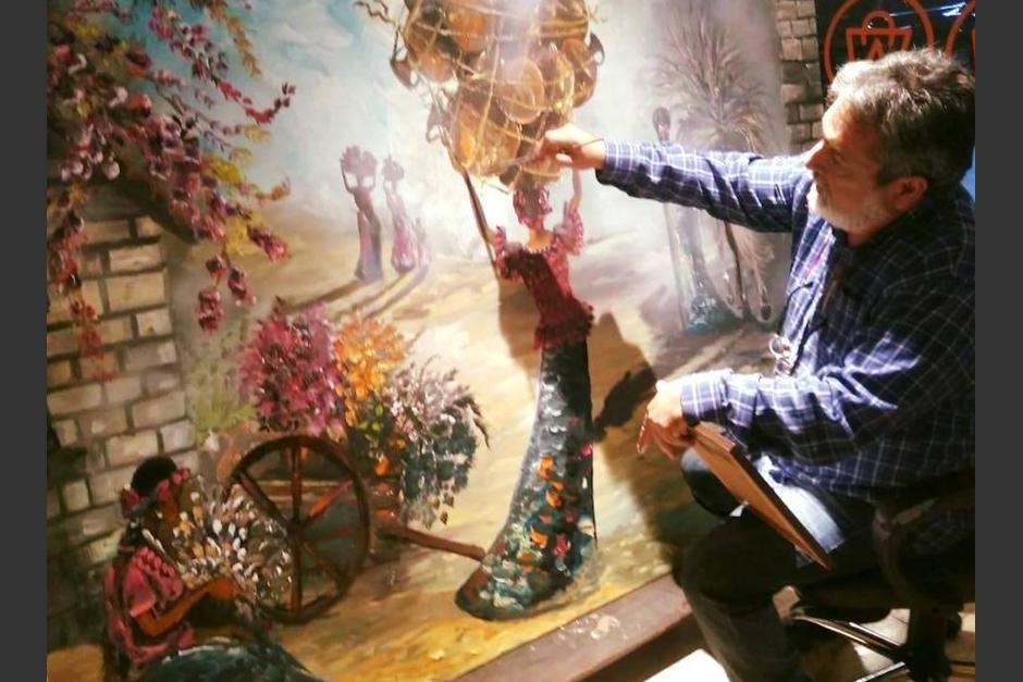 El pintor guatemalteco Alejandro Wer estuvo hospitalizado debido al Covid-19. (Foto: Facebook/Alejandro Wer)