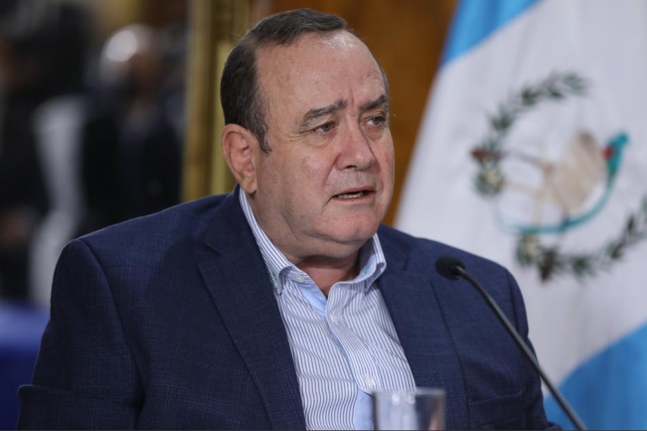 El presidente Alejandro Giammattei reaccionó ante la liberación de un presunto secuestrador. (Foto: Presidencia)