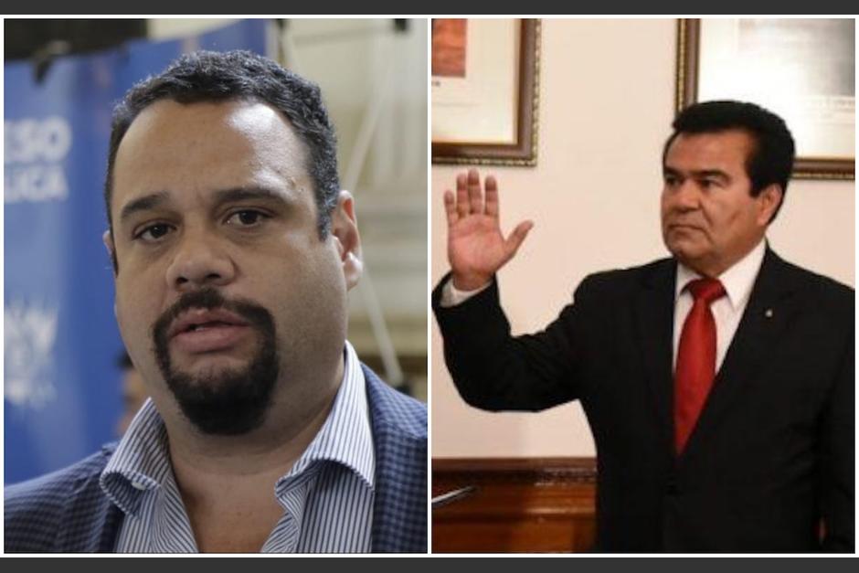 Los exministros de Comunicaciones, José Benito y de Cultura, Elder Suchité, están prófugos de la justicia. (Foto: Soy502)