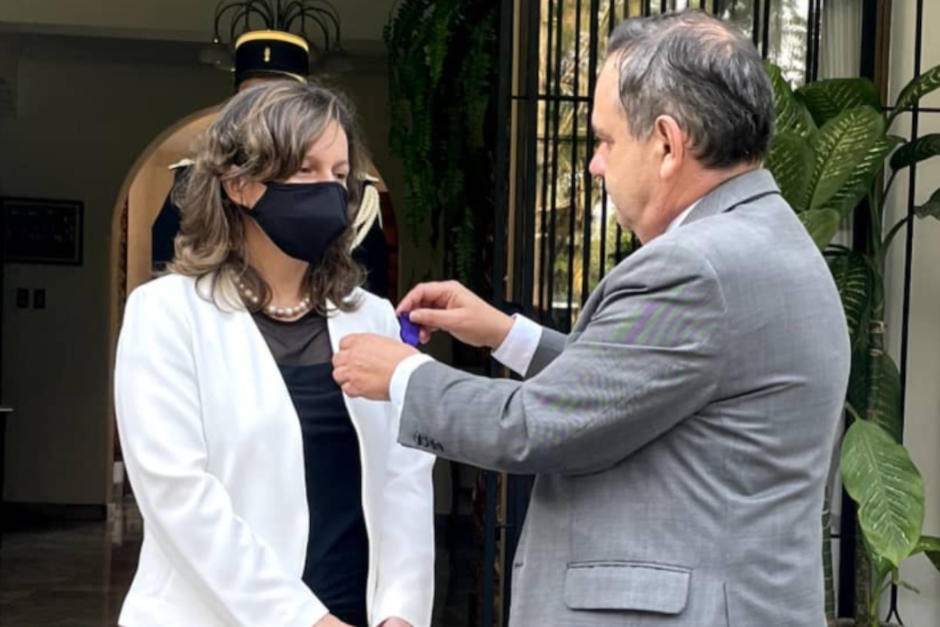 La doctora Pamela Pennington ha luchado por la erradicación del mal de Chagas. (Foto: Embajada de Francia en Guatemala)