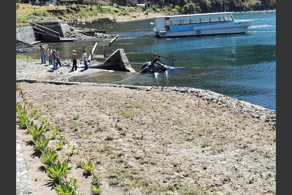 Un accidente aéreo se reportó este domingo en Sololá. (Foto: Stereo/100) 
