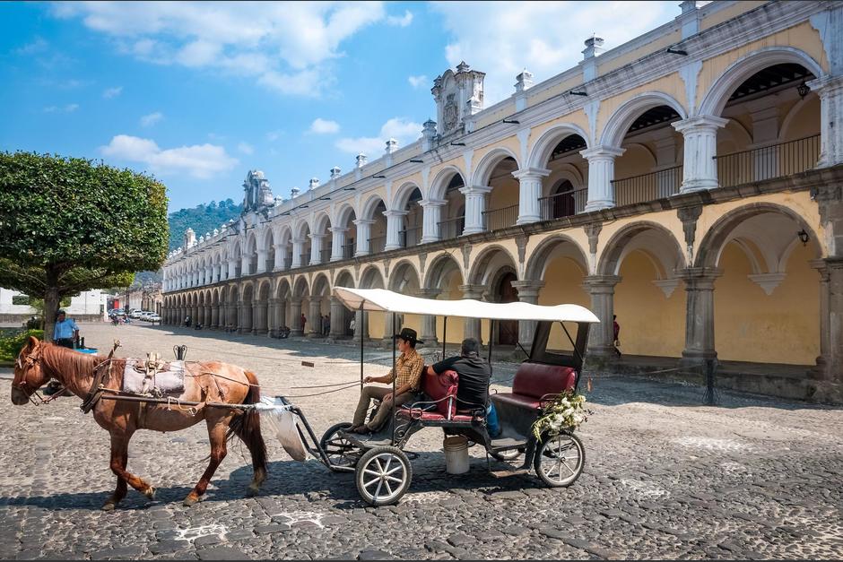 El Palacio de los Caballeros ubicado en la Antigua Guatemala, Sacatepéquez, será el punto para instalar el museo temporal. (Foto: Shutterstock)