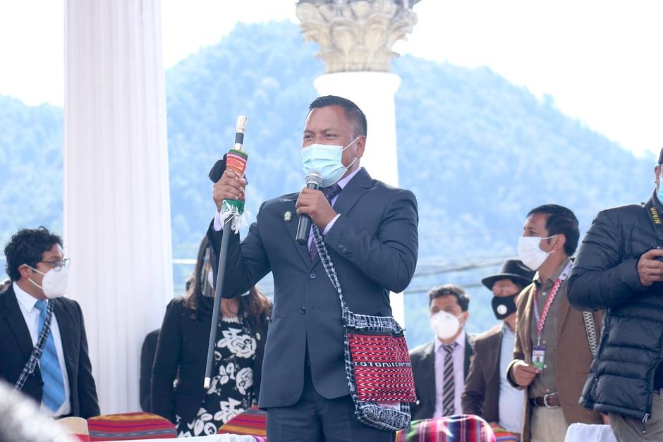 Martín Toc asumió la presidencia de 48 Cantones de Totonicapán en enero de este 2021. (Foto: Facebook/Martín Toc)