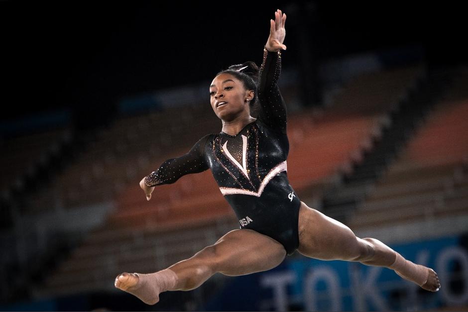 Simone Biles obtuvo su propio emoji en Twitter. (Foto: AFP)
