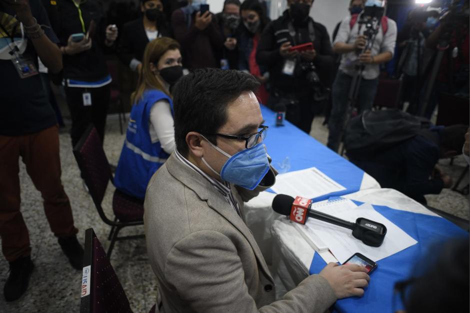 El abogado, Juan Francisco Sandoval, fue separado de la FECI por la fiscal general, Consuelo Porras. (Foto: Wilder López/Soy502) 