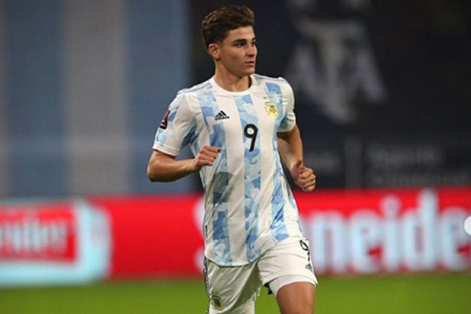 El delantero tiene 21 años de edad (Fotografía: Instagram Julián Álvarez)