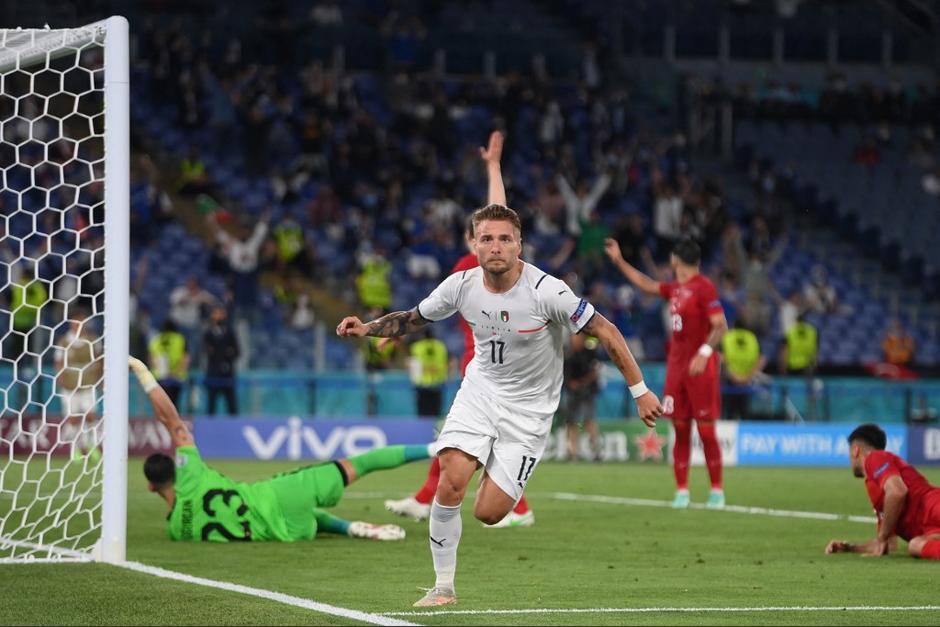 Ciro Immobile marcó uno de los goles de la selección italiana. (Foto: AFP)
