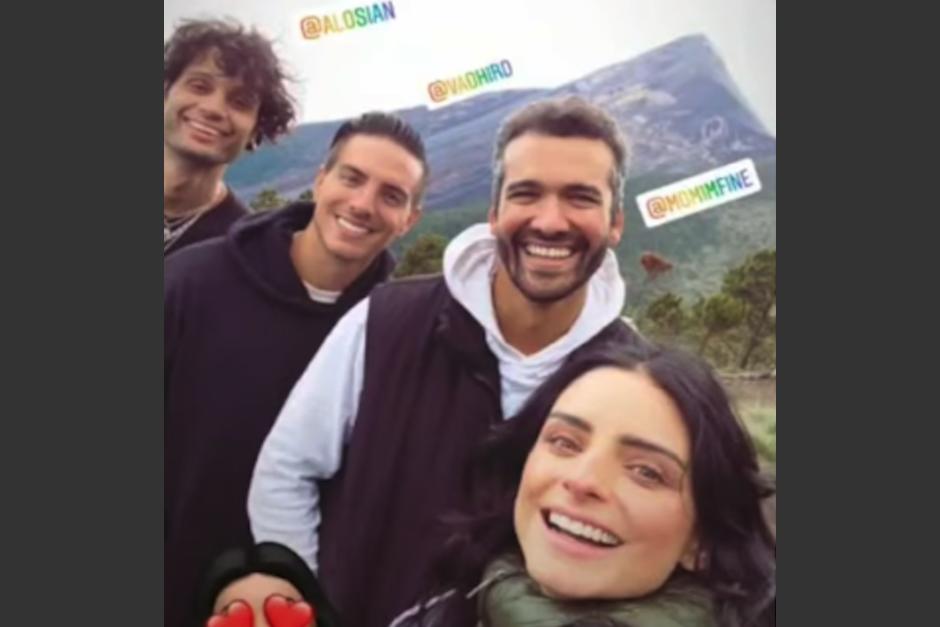 Aislinn y Vadhir Derbez llegaron a Guatemala el domingo 20 de junio.(Foto: Instagram)