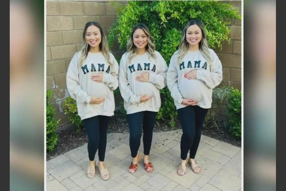 Hermanas trillizas están embarazadas al mismo tiempo y darán a luz con diferencia de pocos meses. (Foto: El Siglo de Durango)