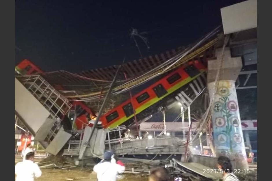 El incidente se produjo la noche del 3 de mayo, generando el caos en la estación del tren. (Foto: El Universal)