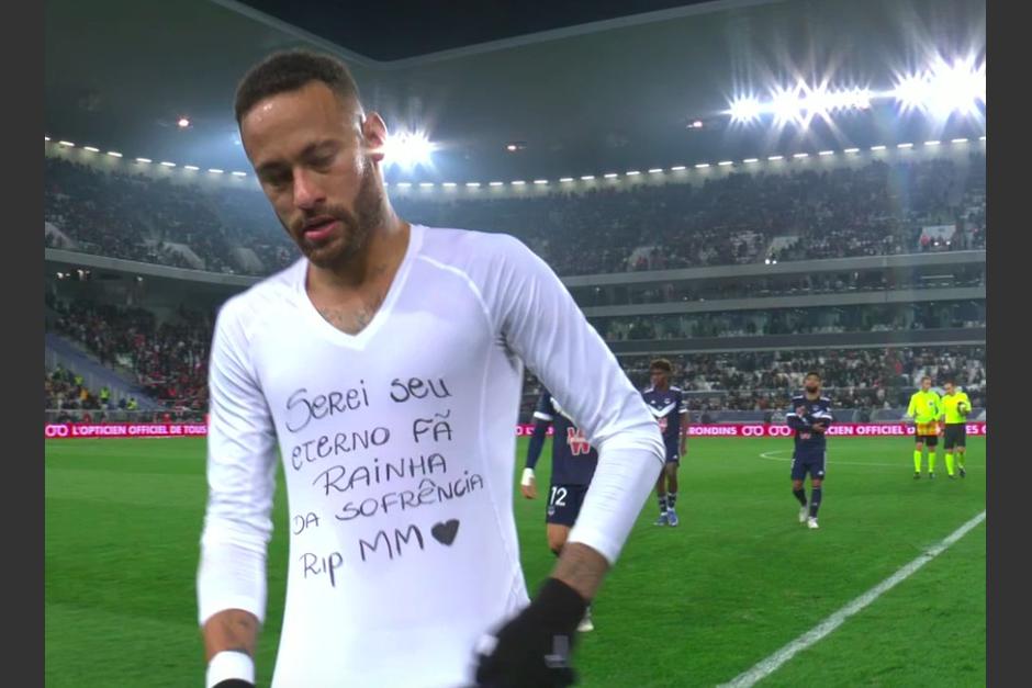 Neymar lamentó la pérdida de la joven cantante. (Foto: Twitter)